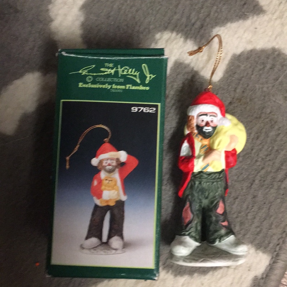 Emmett Kelly Jr decorative collectable ornament